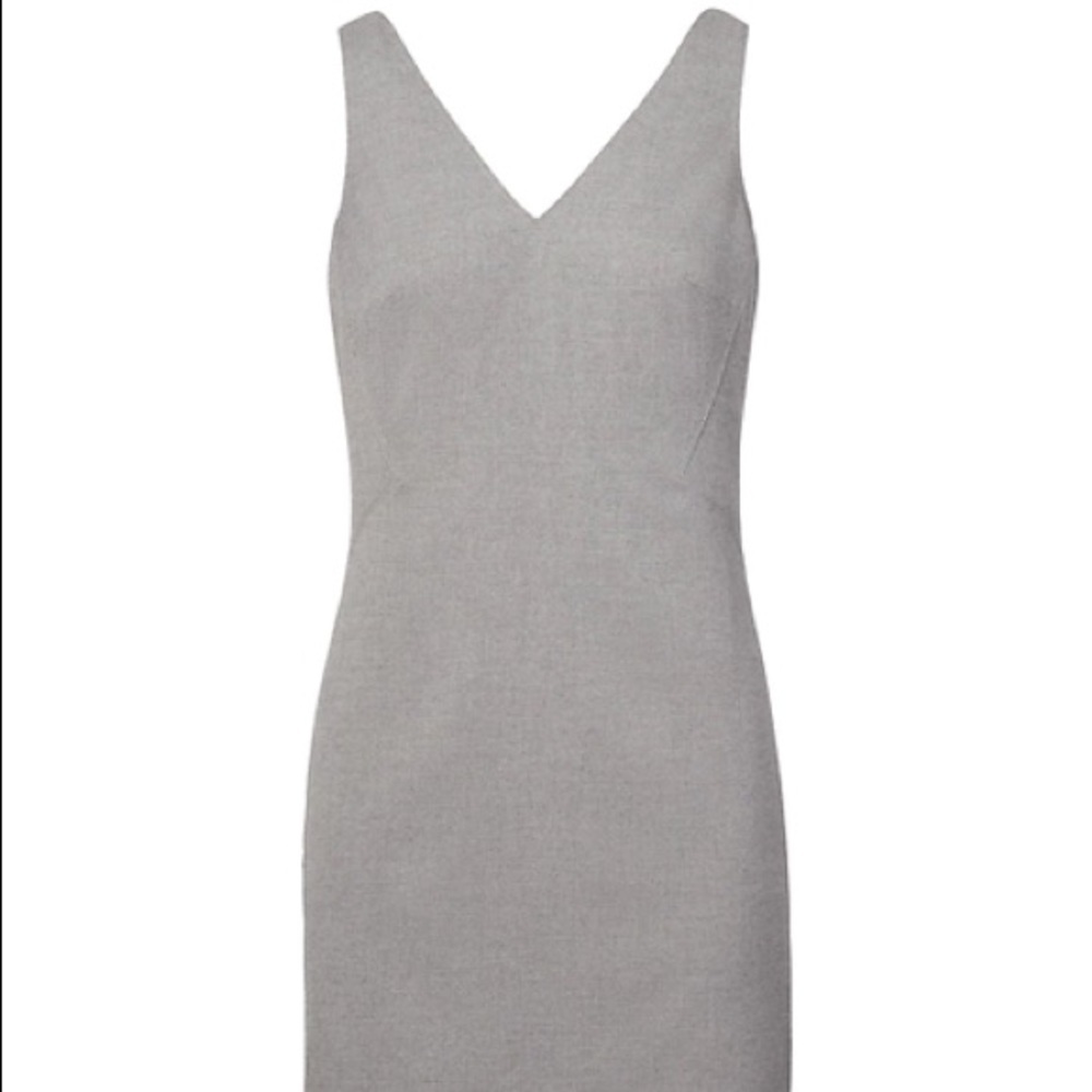 NEW Luxe Brushed Twill Paneled Sheath Dress